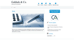 Desktop Screenshot of gokhaleandco.com